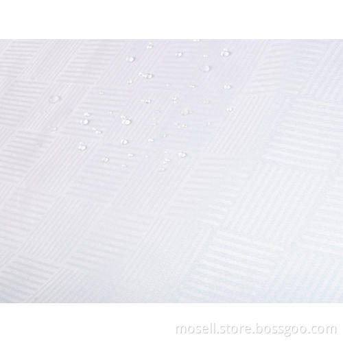 100% polyester jacquard fabric waterproof shower curatain
